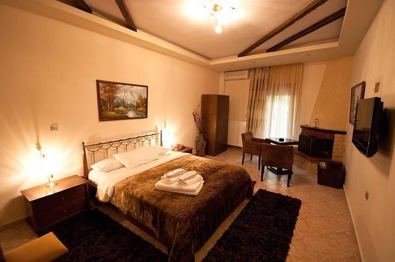 Nostos Hotel Káto Loutrákion Zimmer foto