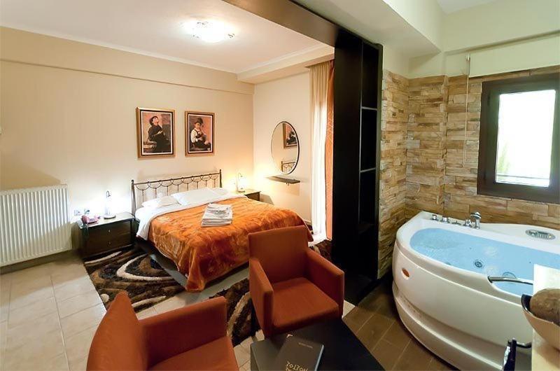 Nostos Hotel Káto Loutrákion Zimmer foto