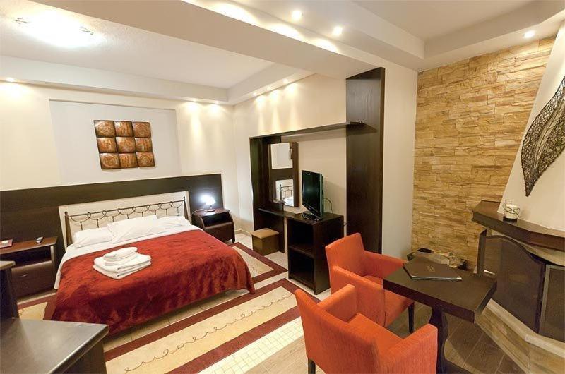 Nostos Hotel Káto Loutrákion Zimmer foto